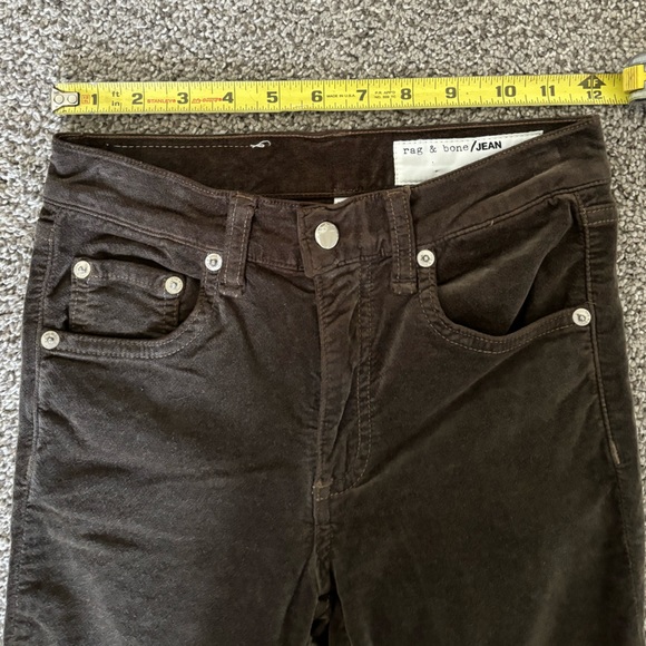 🆕 RAG & BONE 10 Inch Capri in Velvet Olive - Picture 7 of 14